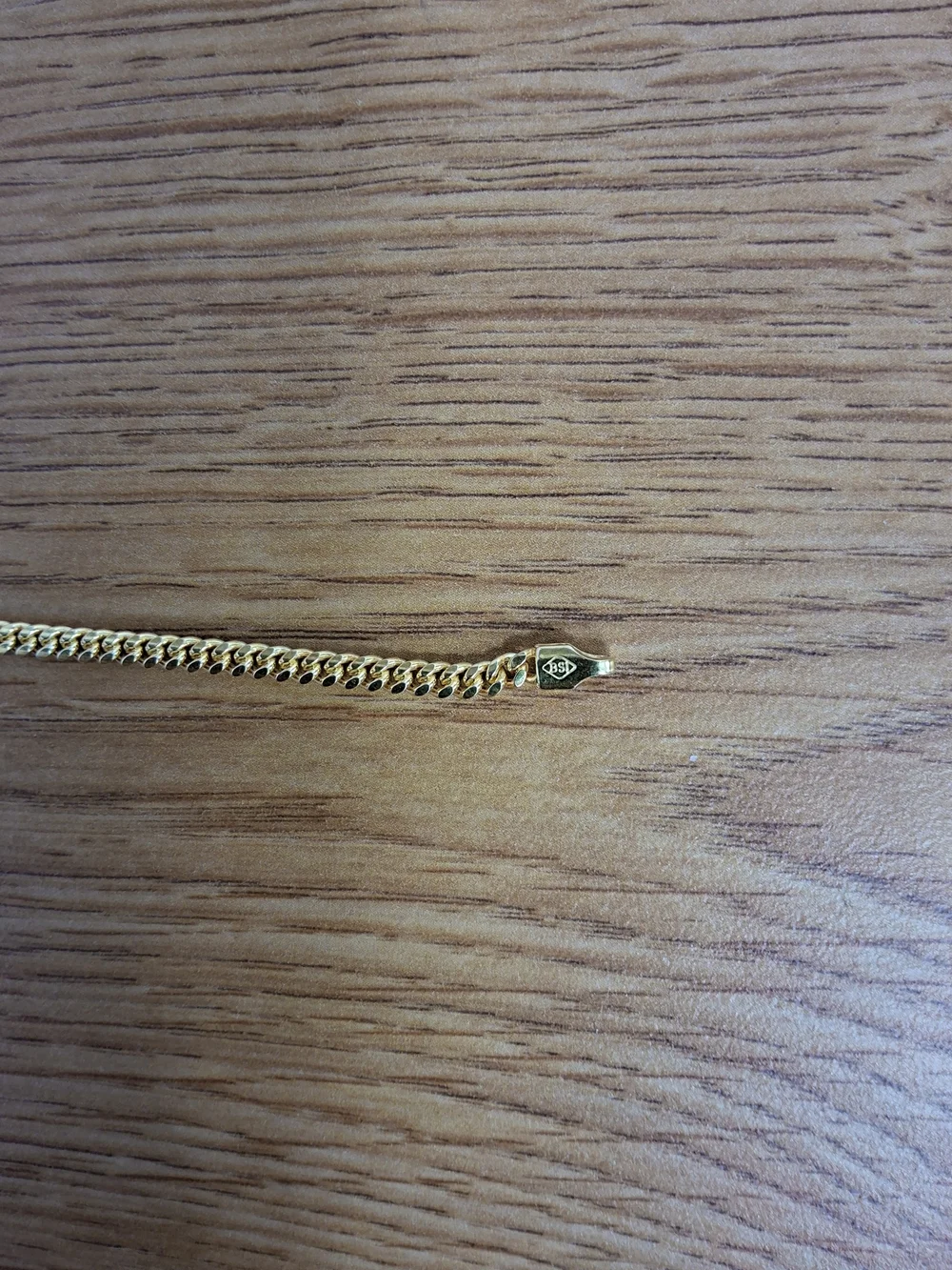 925 Silver 18kt gold Plated Cuban Link Anklet 10inch Lobster Clasp Italy